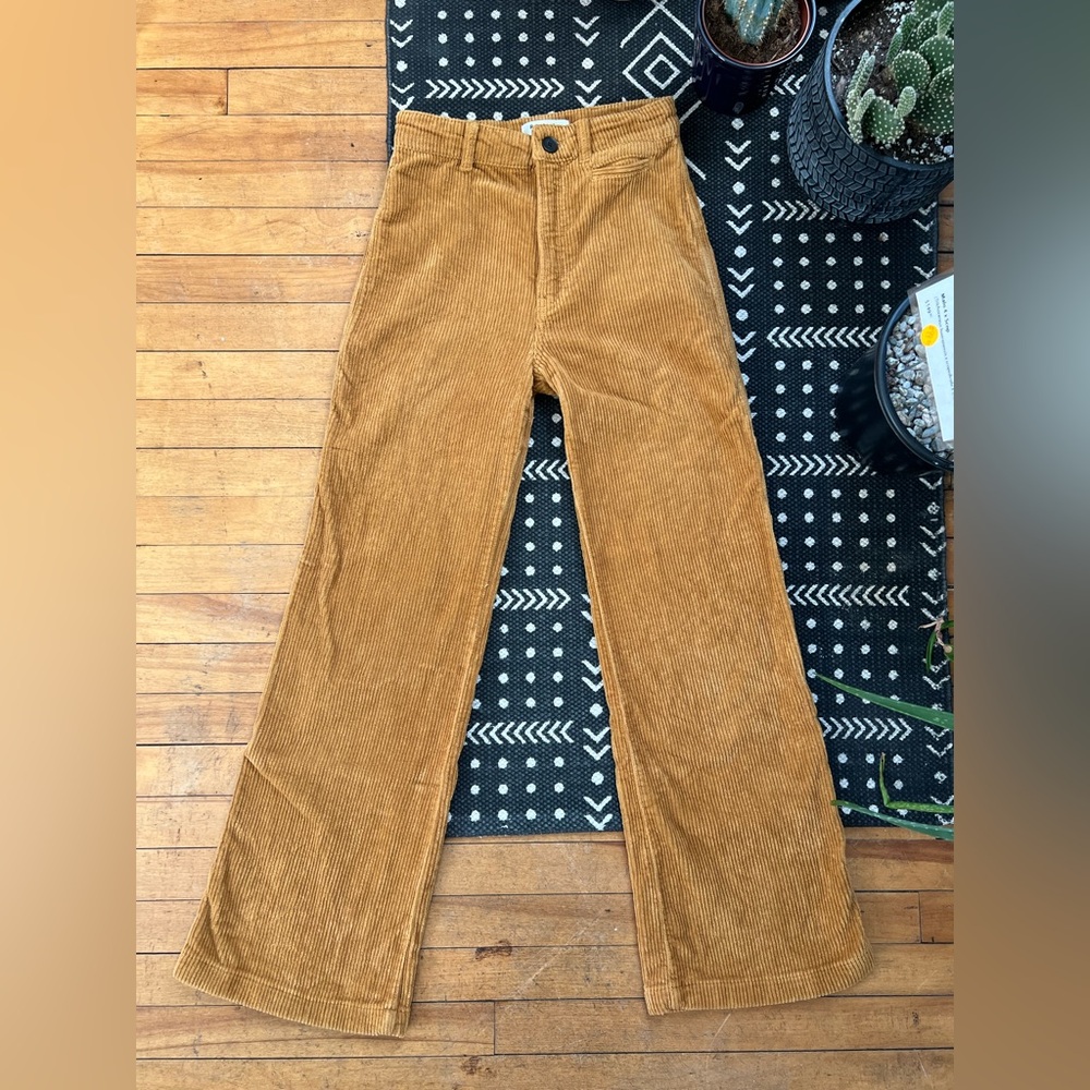 Reformation Corduroy Wide Leg Pants - Picture 2 of 12
